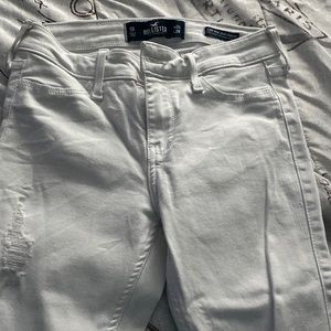 Size 0 White hollister jeans